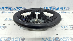 Naked steering wheel Ford Fusion mk5 17-20 black leather, heated, worn