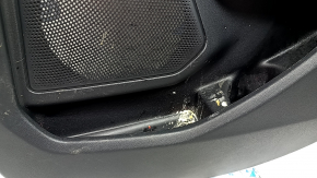 Door trim, rear right card, Ford Escape MK4 20-22 type 2, black, armrest, black leather, with handle, scratches, dry-cleanable