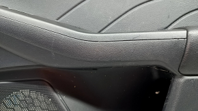 Door trim, rear right card, Ford Escape MK4 20-22 type 2, black, armrest, black leather, with handle, scratches, dry-cleanable