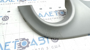 Ford Escape MK4 20-22 rear bumper lip, gray, without towbar for 2 pipes, scratches, worn