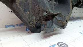 Front bumper protection for Toyota Prius V 12-17, torn and worn