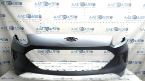 Front bumper bare Ford Escape MK4 20-22 without parking sensors, blue, scratches, worn
