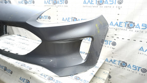 Front bumper bare Ford Escape MK4 20-22 without parking sensors, blue, scratches, worn