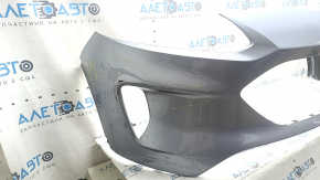 Front bumper bare Ford Escape MK4 20-22 without parking sensors, blue, scratches, worn