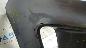 Front bumper bare Ford Escape MK4 20-22 without parking sensors, blue, scratches, worn