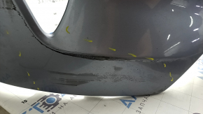 Front bumper bare Ford Escape MK4 20-22 without parking sensors, blue, scratches, worn