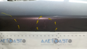 Front bumper bare Ford Escape MK4 20-22 without parking sensors, blue, scratches, worn