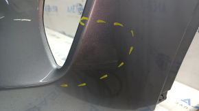 Front bumper bare Ford Escape MK4 20-22 without parking sensors, blue, scratches, worn