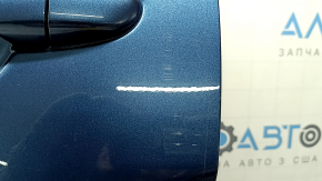 Rear left door assembly Mazda CX-5 17-25 tinted, blue 45B, bump, scratches, trim is coming off