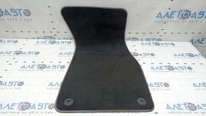 Interior mat fabric front right Audi A6 C8 19-25 dark gray with light gray edging
