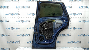 Rear right door assembly Mazda CX-5 17-25 tinted, blue 45B, dents, bumps
