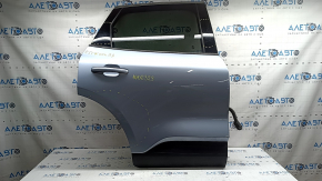 Door assembly rear right Ford Escape MK4 20-26 blue GP, upper chrome molding, scratches on linings, worn
