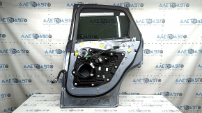 Door assembly rear right Ford Escape MK4 20-26 blue GP, upper chrome molding, scratches on linings, worn