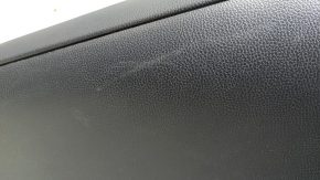 Door trim card rear left Toyota Rav4 19-25 black, armrest leather black, plastic insert black, chrome molding, scratches