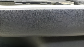 Door trim card front right Toyota Rav4 19-25 black, armrest leather black, insert plastic black, chrome molding, scratches