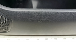 Door trim card front right Toyota Rav4 19-25 black, armrest leather black, insert plastic black, chrome molding, scratches