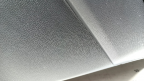 Door trim card rear right Toyota Rav4 19-24 black, armrest leather black, plastic insert black, chrome molding, scratches