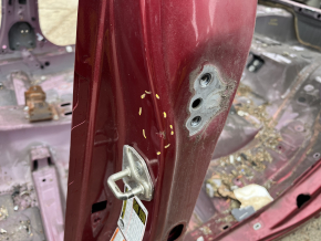 The central left body pillar of a Subaru Forester 19-24 SK on the body, dents, bumps