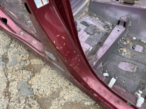 The central right body pillar of the Subaru Forester 19-24 SK on the body, dents, bumps