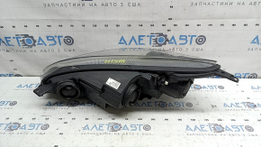 Front right headlight Ford Escape MK4 20-22 halogen + LED DRL, polished, scratches