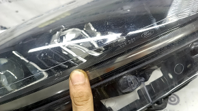 Front right headlight Ford Escape MK4 20-22 halogen + LED DRL, polished, scratches