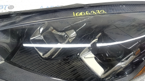 Front left headlight Ford Escape MK4 20-22 halogen + LED DRL, polished, scratches