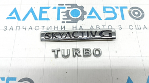 Emblem inscription SKYACTIV G TURBO trunk door Mazda CX-5 22-25