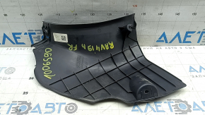 Front pillar trim, right lower Toyota Rav4 19-25, black, scratches