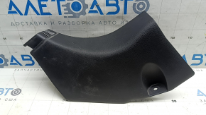 Left lower front pillar trim Toyota Rav4 19-25 black, scratches