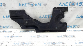 Rear left underbody protection for Audi Q8 19-26, tears, missing fragment