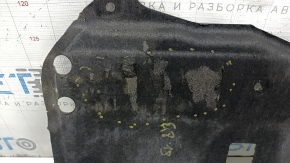 Central underbody protection for Audi Q8 19-24, tears, missing fragment