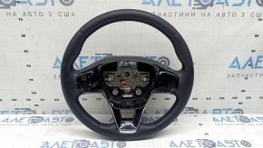 Naked steering wheel Ford Escape MK4 20-22 leather, heated, no buttons, scratches, worn