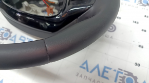 Naked steering wheel Ford Escape MK4 20-22 leather, heated, no buttons, scratches, worn