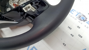 Naked steering wheel Ford Escape MK4 20-22 leather, heated, no buttons, scratches, worn