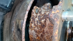 Rear left axle shaft with hub Subaru Forester 19-24 SK with casing, rusty hub and casing, microcracks S/B
