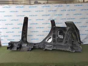 Quarter wing rear right Audi Q7 16-26 sawed off with the central pillar, black