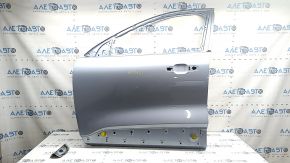 Bare front left door Ford Escape MK4 20-26 blue GP, unsoldered inner door limiter bracket