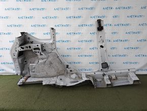 Quarter wing rear left Ford C-max MK2 13-18 sawed off with the central pillar, white, bumps, dented