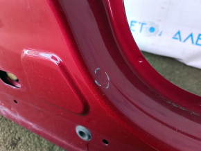 Quarter wing rear right Ford C-max MK2 13-18 sawed off with the central pillar, red, rusty, after repair, pokes