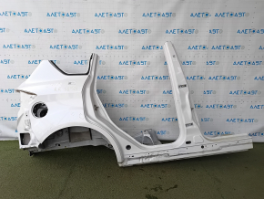 Quarter wing rear right Ford C-max MK2 13-18 sawed off with central pillar, white, butts