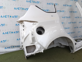 Quarter wing rear right Ford C-max MK2 13-18 sawed off with central pillar, white, butts