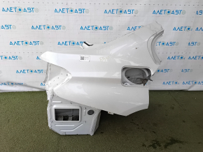 Quarter wing rear right BMW 3 F30 12-18 sawed off, without sunset, white
