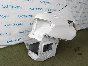 Quarter wing rear right BMW 3 F30 12-18 sawed off, without sunset, white
