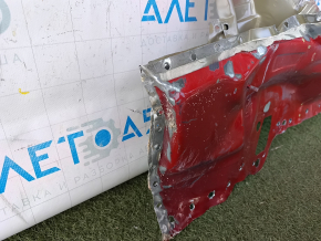 Rear panel BMW 3 G20 19-26 2 parts, drilled, red, dented