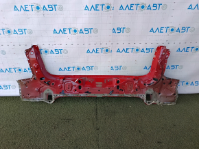Rear panel BMW 3 G20 19-26 2 parts, drilled, red, dented