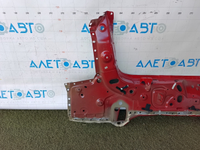 Rear panel BMW 3 G20 19-26 2 parts, drilled, red, dented