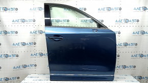 Front right door assembly Mazda CX-5 17-25 keyless, triplex, blue 45B, dents, scratches on the trim