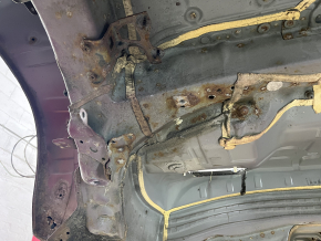 Quarter wing rear left Subaru Forester 19-24 SK on the body, red, corrosion, bump