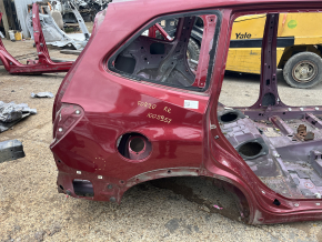 Quarter wing rear right Subaru Forester 19-24 SK on the body, red, corrosion, dents, bumps