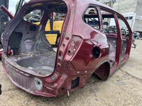 Quarter wing rear right Subaru Forester 19-24 SK on the body, red, corrosion, dents, bumps
